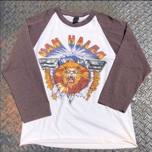 Van Halen 1982 vintage authentic tour T-shirt